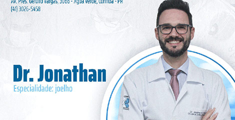 Dr. Jonathan - Especialidade: Joelho